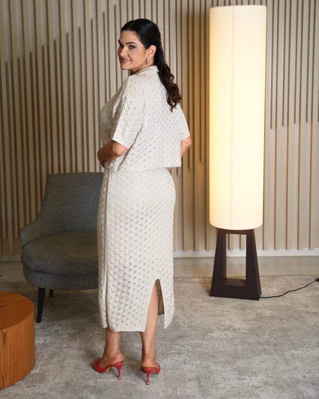 Conjunto Kaline Colete Longo — Vivanne Boutique
