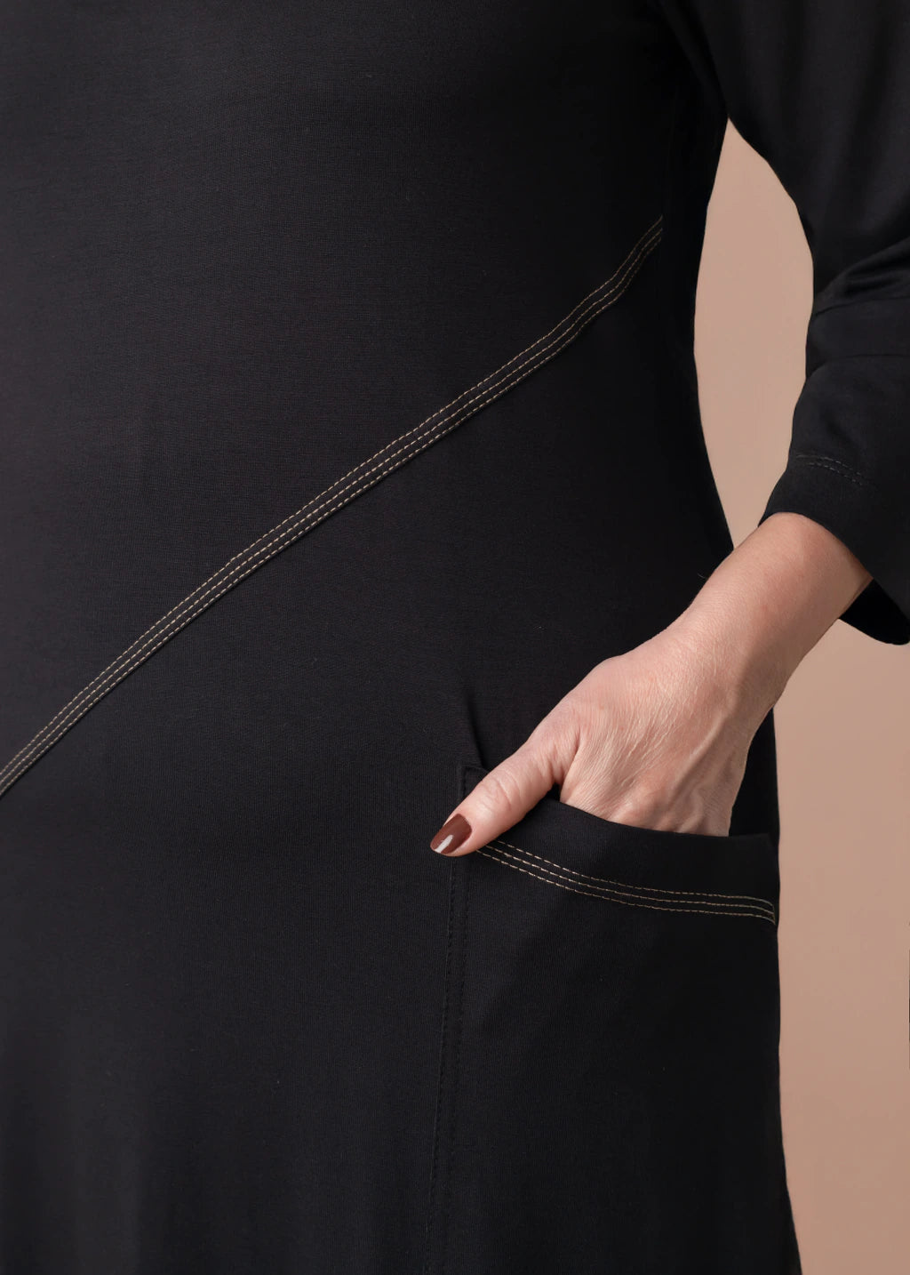 Vestido Coimbra Preto