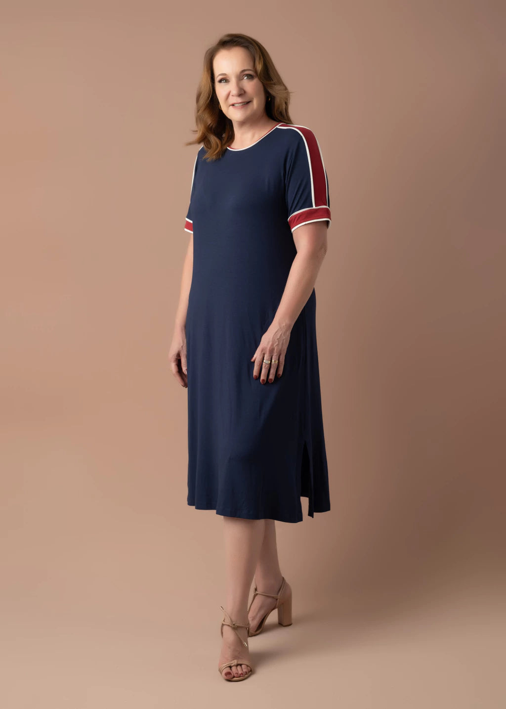 Vestido Ficus Azul Marinho