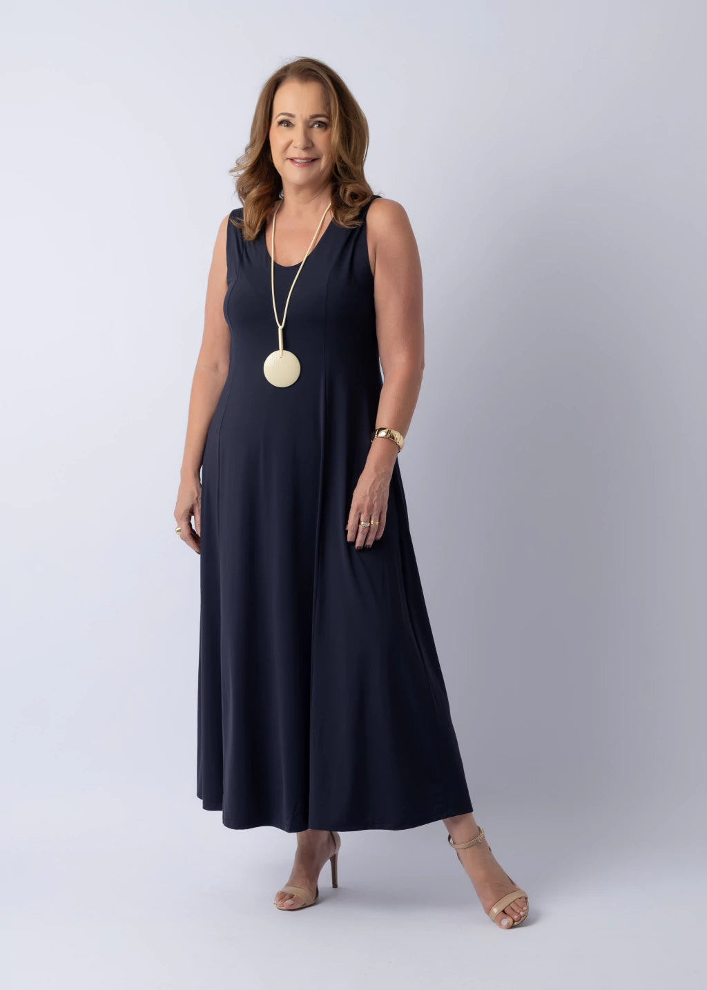 Vestido Íris Azul Marinho
